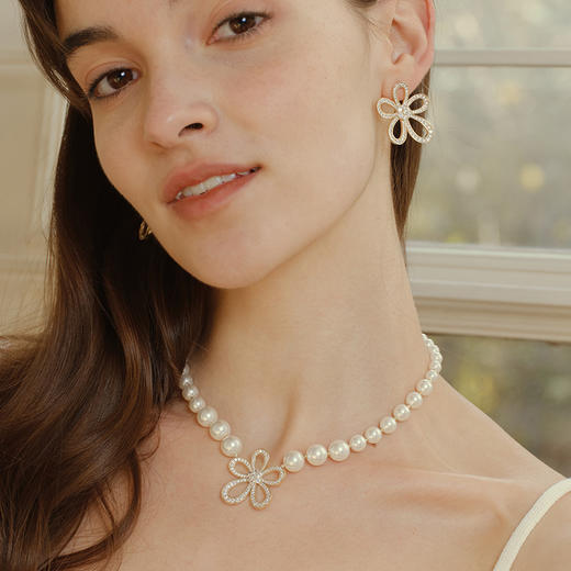 INBA0301 人间富贵花-蕾丝大花耳环｜INCH EDITION 时光不惑系列 商品图3