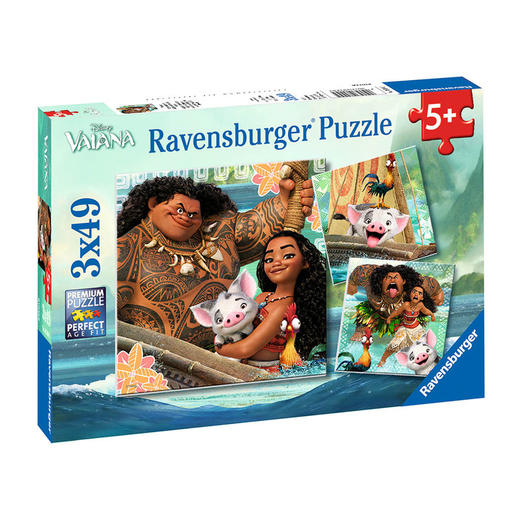 Ravensburger拼图迪士尼系列-海洋奇缘3*49片RAVC080045 商品图0