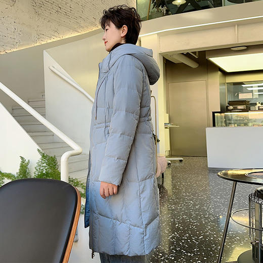 SAINT L’UCK/圣媛女装  连帽中长羽绒服SA419S59 商品图1