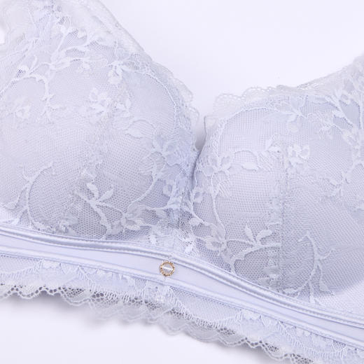 都市丽人聚拢升杯五星导流杯内衣女蕾丝文胸BC杯适穿3/4杯B中厚C薄款树脂胶圈四排扣YB41A1 商品图7