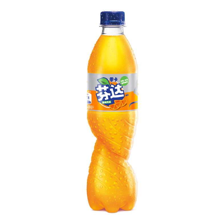 【亚欧超市】芬达零卡500ml/瓶