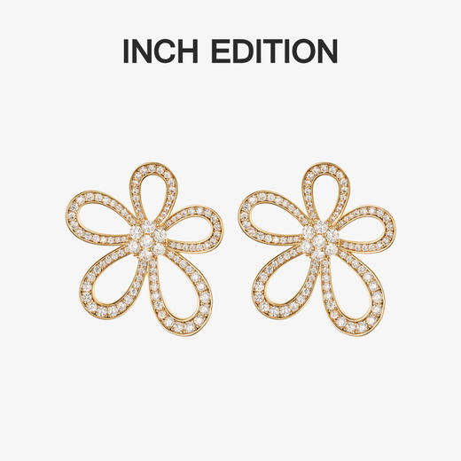 INBA0301 人间富贵花-蕾丝大花耳环｜INCH EDITION 时光不惑系列 商品图6