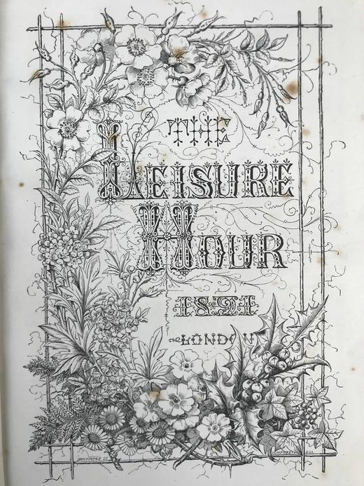 1891年 休闲时光杂志 数百幅插图 真皮精装16开 商品图3