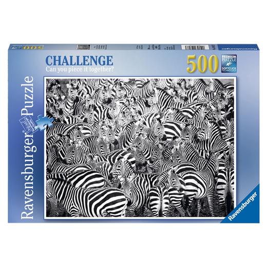 Ravensburger拼图斑马挑战500片RAVC148073 商品图0