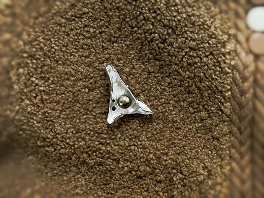 「几何」大溪地珍珠银胸针 商品图2