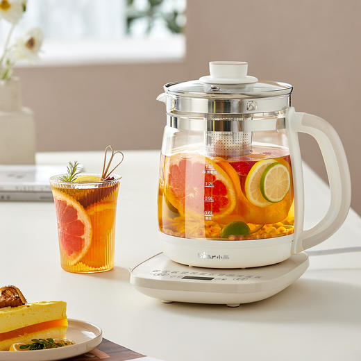 【小程序】小熊(Bear)养生壶全玻璃1.8升大容量智能煮茶器花茶壶 家用办公室多功能煮茶壶烧水壶 带滤网 YSH-C18Z5 商品图5