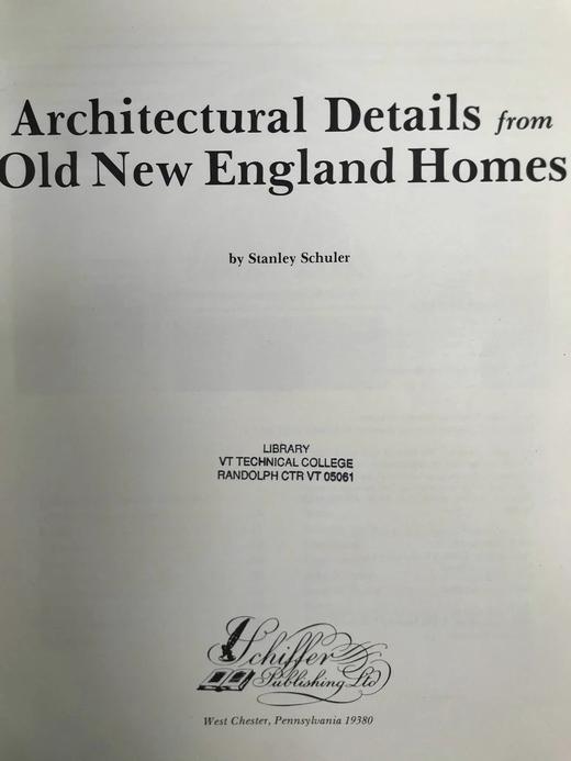 老新英格兰房屋建筑细节图集 数百幅插图 平装16开 商品图3