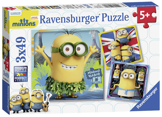 Ravensburger拼图小黄人3X49片RAVC093618 商品图0