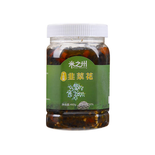 云南特产米之州油干巴菌韭菜花美食小吃下饭菜拌面瓶装460克 商品图4