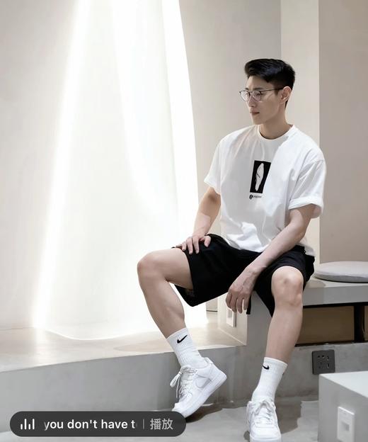 ~一卡三双, 超加厚毛圈底！！黑白长袜NIKE performance cotton新款高性能棉中长筒  长筒袜 商品图1