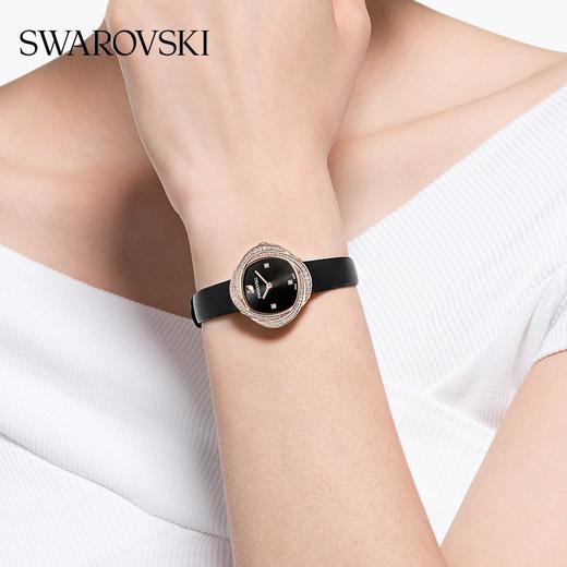 施华洛世奇(swarovski)知性几何造型手表 时尚女士皮带石英表 商品图7