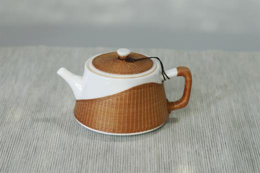 竹丝扣瓷茶具三件套（一壶二杯）-002 商品图4