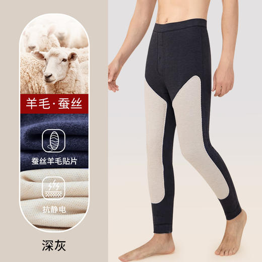 【1件抵3件！】羊绒蚕丝贴片护膝保暖裤 加厚防寒  远离“老寒腿” 商品图11