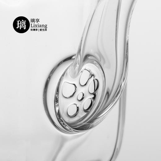 璃享玲珑壶 玻璃茶壶高硼硅迷你泡茶壶花茶壶功夫茶具小壶玉把过滤打孔壶 商品图1