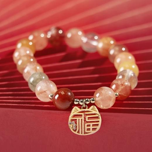 大英博物馆盖亚·安德森猫和她的朋友们系列 福禄寿喜发晶萌猫手链首饰礼盒 商品图3