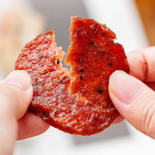 一方云拾炭烤潮汕猪肉脯 酥软有嚼劲 香润不干巴 商品图1