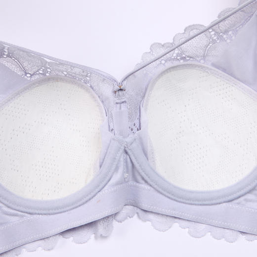 都市丽人聚拢升杯内衣女蕾丝文胸ABC杯适穿3/4杯A薄款BC超薄款速干记忆钢圈四排扣YB42A2 商品图11