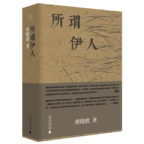 所谓伊人——唐晓渡 著 广西师范大学出版社·纯粹Pura 商品图0