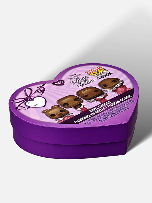 Funko POP TNBC Val Box(Choc) 6 box PDQ 圣诞夜惊魂情人节巧克力Pocket 4个装公仔手办摆件 商品图4