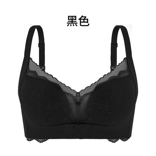 真丝调整型内衣， 薄款蕾丝性感无钢圈桑蚕丝文胸收副乳TG02S207 商品图5