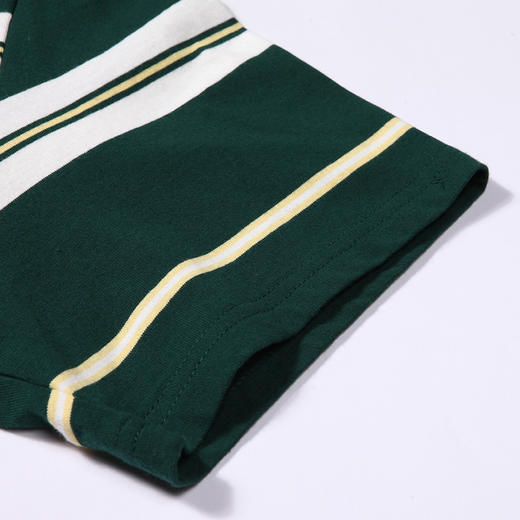 都市丽人都市锋尚舒适外出春夏睡衣男纯棉色织条家居服薄款短袖短裤男士纯棉套装FH42B8 商品图8