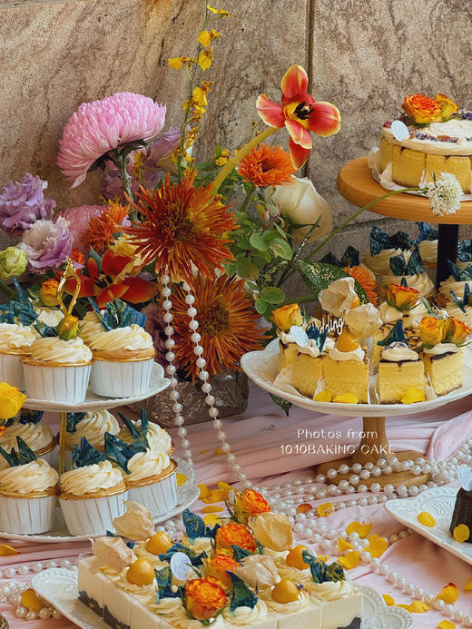 「向日葵主题」惠州白鹭湖  户外婚礼甜品台案例 商品图4