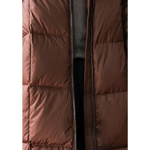 原形90白鸭绒羽绒服女2023冬季新款韩版宽松连帽保暖外套中长款 商品图2