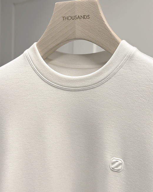 【大促，不退不换】 Z家  糯软冬温 黑科技柔厚双层复绒 长袖圆领打底衫 T恤 AH2302 商品图5