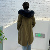 SAINT L’UCK/圣媛女装  简约时尚狐狸毛领派克服SA419Q55 商品缩略图2