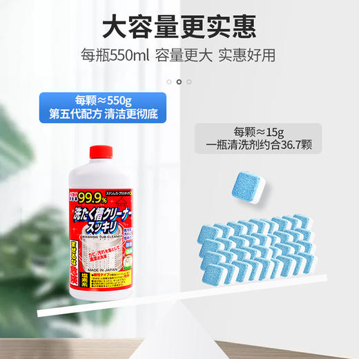 awas爱屋子氯系洗衣机槽消毒去污清洁剂 滚筒槽去污除垢除臭 商品图1