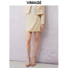 VIMAGE纬漫纪春季气质高级感小香风高腰显瘦半身裙V2106701 商品缩略图3
