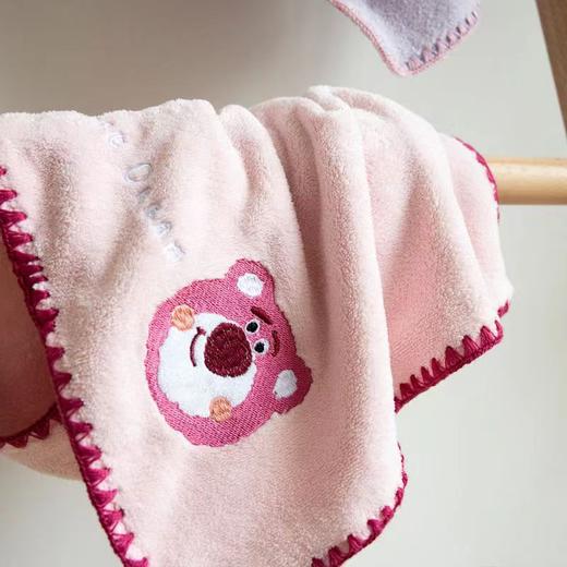 【卡通迪士尼！浴巾组合】可爱珊瑚绒卡通毛巾浴巾两件套柔软吸水宿舍情侣洗澡家用不掉毛 商品图2