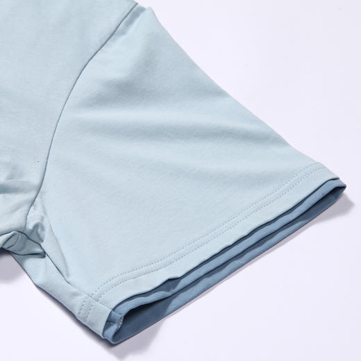 都市丽人亲情蜜语都市锋尚舒适外出春夏睡衣男凉感无尘棉家居服薄款短袖短裤男士套装FH49A1 商品图11