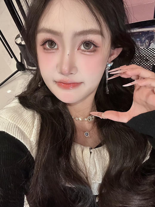 【大直径】EALLAGIRL-冰椰灰-14.5mm【年抛 0-800度 无525/575】 商品图7