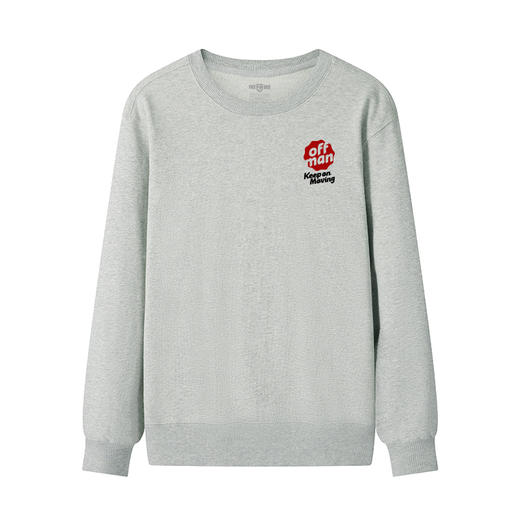 自由基地秋冬新款越野机能风圆领套头卫衣日系潮流休闲男女打底衫 NMT-2090 商品图3