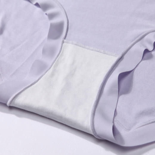 都市丽人健康木代尔系列纤柔绵内裤女人棉女士内裤中腰平角内裤新年本命年红品LK45E3 商品图8