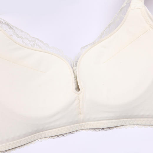 都市丽人舒软挺塑轻塑调整型内衣女蕾丝塑身AB杯3/4杯A加加厚B中厚文胸树脂胶圈四排扣LJ44A3 商品图4