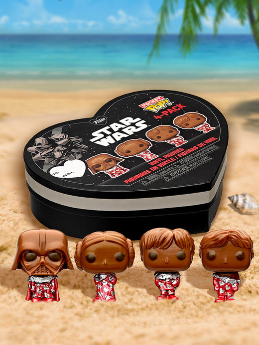 Funko POP SW Val Box(Choc) 6 box PDQ星球大战情人节巧克力Pocket 4个装公仔手办摆件 商品图2