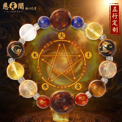 道贤五行定制水晶男女士情侣手链佛珠宝石幽灵发晶翡翠玉石手串 商品图0