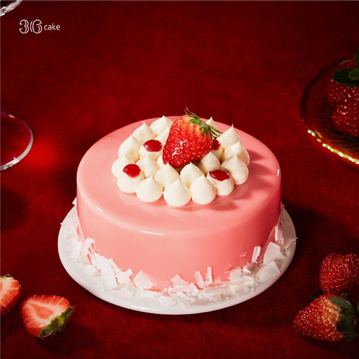 心动红颜慕斯，可选4英寸 商品图0