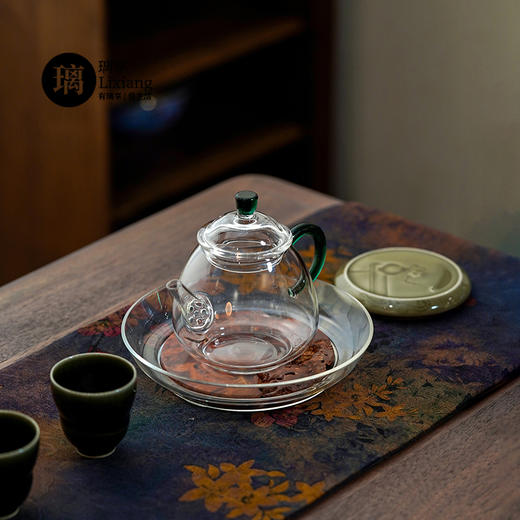 璃享福气壶（梦露）高硼硅玻璃茶壶 迷你泡茶壶功夫茶具小壶花茶壶透明带过滤小号 商品图11