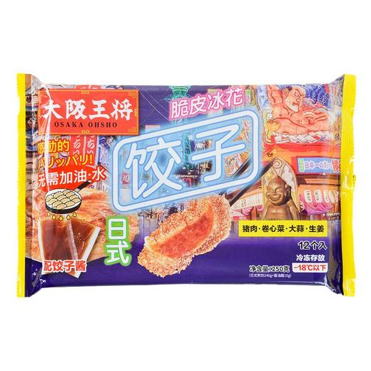 大阪王将脆皮冰花饺子250g/袋 商品图0
