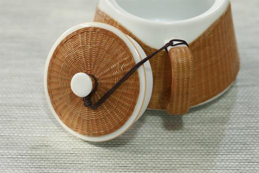 竹丝扣瓷茶具三件套（一壶二杯）-002 商品图6