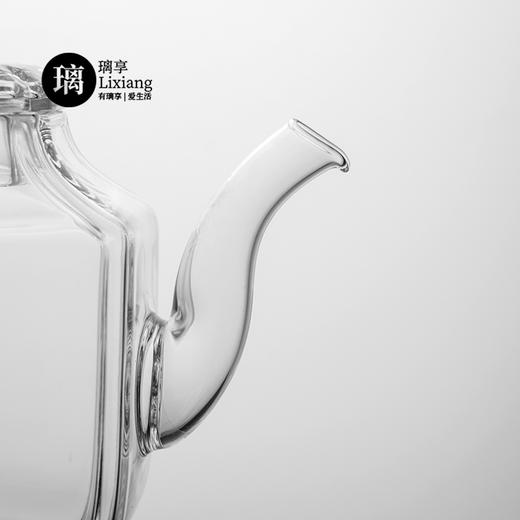 璃享玲珑壶 玻璃茶壶高硼硅迷你泡茶壶花茶壶功夫茶具小壶玉把过滤打孔壶 商品图2