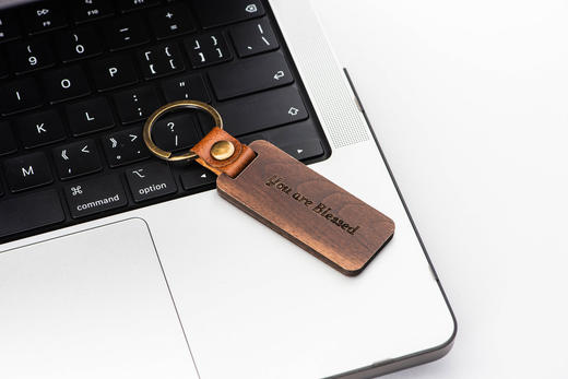 Emmanuel双面刻字木质钥匙扣 需要款式也可备注 10个包邮 商品图4