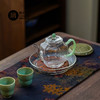 璃享玲珑壶 玻璃茶壶高硼硅迷你泡茶壶花茶壶功夫茶具小壶玉把过滤打孔壶 商品缩略图8