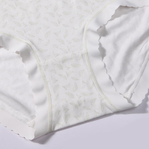 都市丽人健康木代尔系列纤柔绵内裤女茶纤维女士内裤中腰平角内裤LK45E8 商品图8