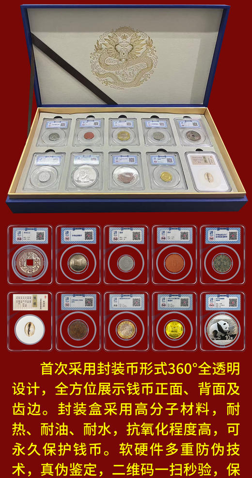 《十大传世珍币》百年奇珍，鉴定封装 商品图3