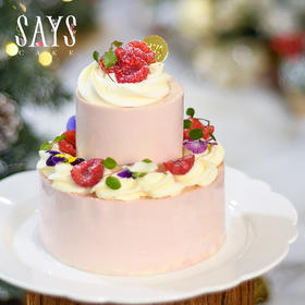 【预定】灵感红莓柚子慕斯蛋糕 Inspiring Rasberry Yuzu Mousse