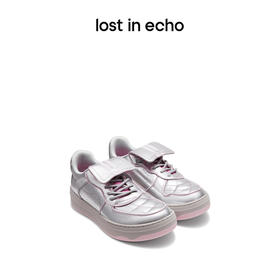 [捡漏价]女款lost in echo春夏新款扭转鞋面下翻舌休闲运动鞋厚底板鞋